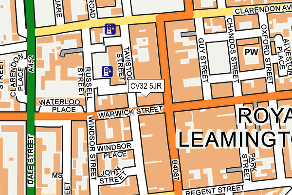 CV32 5JR map - OS OpenMap – Local (Ordnance Survey) CV32 5JR map - OS OpenMap – Local (Ordnance Survey)