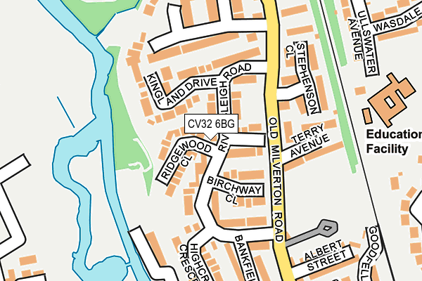 CV32 6BG map - OS OpenMap – Local (Ordnance Survey) CV32 6BG map - OS OpenMap – Local (Ordnance Survey)