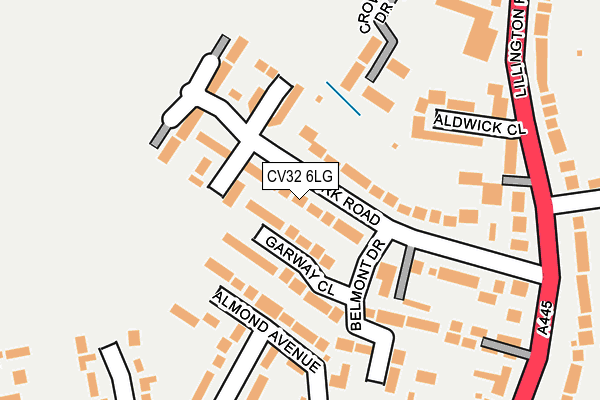 CV32 6LG map - OS OpenMap – Local (Ordnance Survey) CV32 6LG map - OS OpenMap – Local (Ordnance Survey)