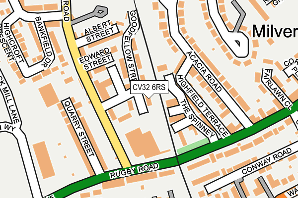 CV32 6RS map - OS OpenMap – Local (Ordnance Survey) CV32 6RS map - OS OpenMap – Local (Ordnance Survey)