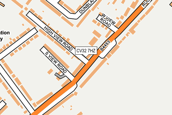 CV32 7HZ map - OS OpenMap – Local (Ordnance Survey) CV32 7HZ map - OS OpenMap – Local (Ordnance Survey)