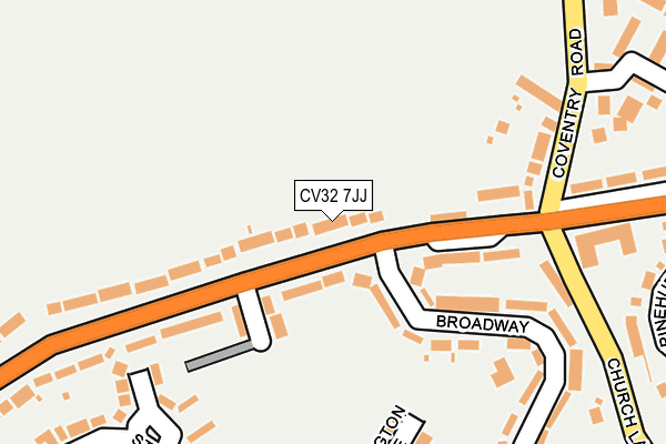 CV32 7JJ map - OS OpenMap – Local (Ordnance Survey) CV32 7JJ map - OS OpenMap – Local (Ordnance Survey)