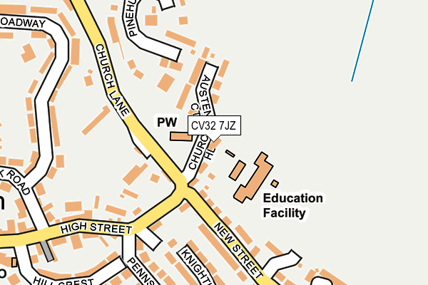 CV32 7JZ map - OS OpenMap – Local (Ordnance Survey) CV32 7JZ map - OS OpenMap – Local (Ordnance Survey)