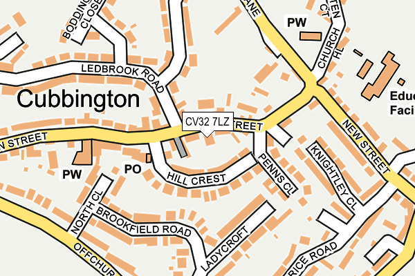 CV32 7LZ map - OS OpenMap – Local (Ordnance Survey) CV32 7LZ map - OS OpenMap – Local (Ordnance Survey)