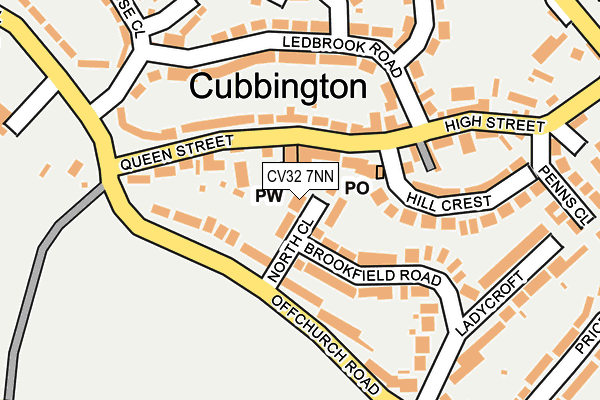 CV32 7NN map - OS OpenMap – Local (Ordnance Survey) CV32 7NN map - OS OpenMap – Local (Ordnance Survey)