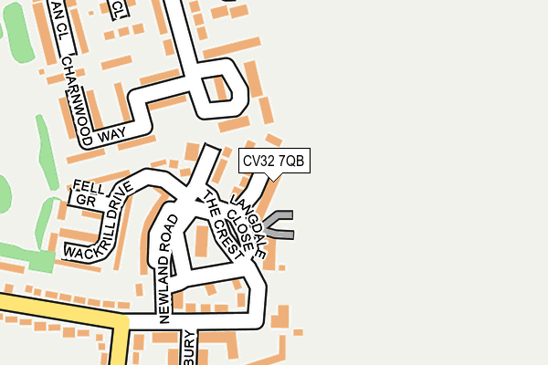 CV32 7QB map - OS OpenMap – Local (Ordnance Survey) CV32 7QB map - OS OpenMap – Local (Ordnance Survey)