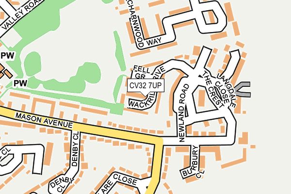 CV32 7UP map - OS OpenMap – Local (Ordnance Survey) CV32 7UP map - OS OpenMap – Local (Ordnance Survey)