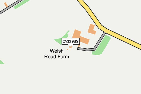 CV33 9BG map - OS OpenMap – Local (Ordnance Survey) CV33 9BG map - OS OpenMap – Local (Ordnance Survey)