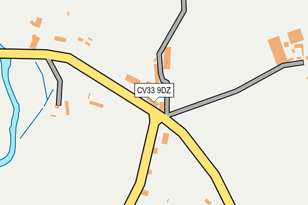 CV33 9DZ map - OS OpenMap – Local (Ordnance Survey) CV33 9DZ map - OS OpenMap – Local (Ordnance Survey)