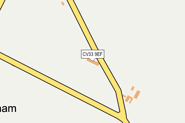 CV33 9EF map - OS OpenMap – Local (Ordnance Survey) CV33 9EF map - OS OpenMap – Local (Ordnance Survey)