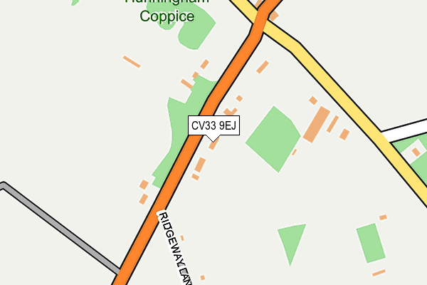 CV33 9EJ map - OS OpenMap – Local (Ordnance Survey) CV33 9EJ map - OS OpenMap – Local (Ordnance Survey)