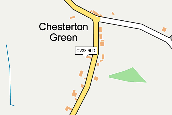 CV33 9LD map - OS OpenMap – Local (Ordnance Survey)