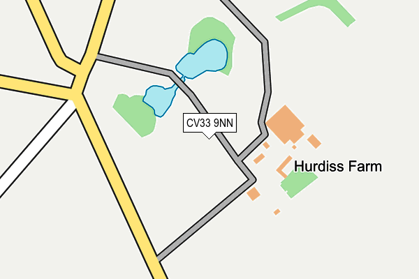 CV33 9NN map - OS OpenMap – Local (Ordnance Survey) CV33 9NN map - OS OpenMap – Local (Ordnance Survey)
