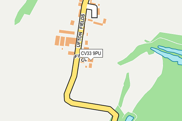 CV33 9PU map - OS OpenMap – Local (Ordnance Survey)