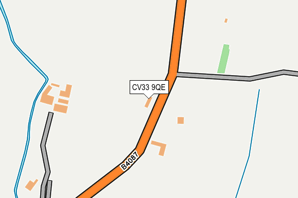 CV33 9QE map - OS OpenMap – Local (Ordnance Survey) CV33 9QE map - OS OpenMap – Local (Ordnance Survey)