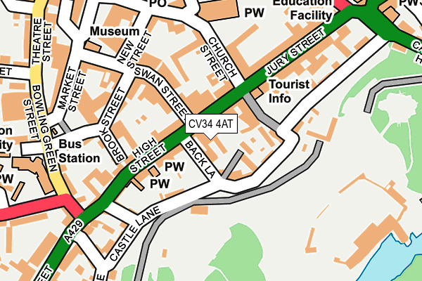 CV34 4AT map - OS OpenMap – Local (Ordnance Survey) CV34 4AT map - OS OpenMap – Local (Ordnance Survey)