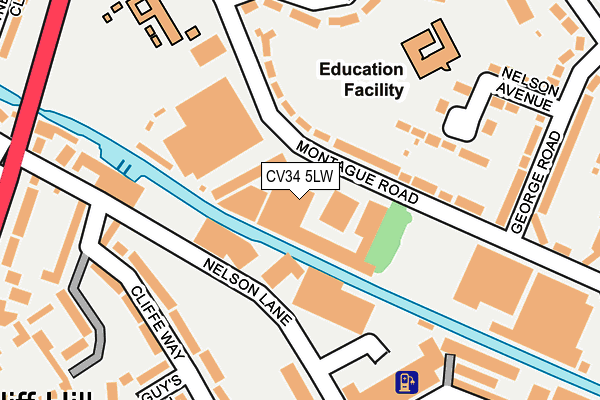 CV34 5LW map - OS OpenMap – Local (Ordnance Survey) CV34 5LW map - OS OpenMap – Local (Ordnance Survey)