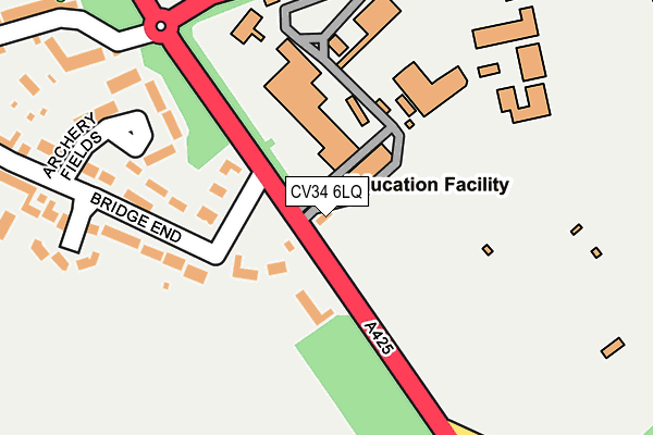 CV34 6LQ map - OS OpenMap – Local (Ordnance Survey) CV34 6LQ map - OS OpenMap – Local (Ordnance Survey)