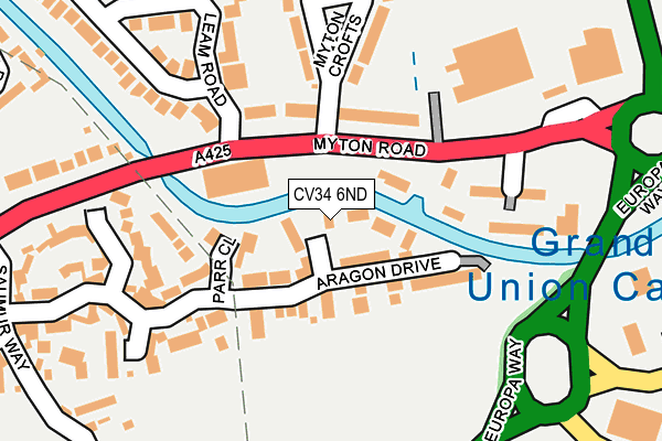 CV34 6ND map - OS OpenMap – Local (Ordnance Survey) CV34 6ND map - OS OpenMap – Local (Ordnance Survey)