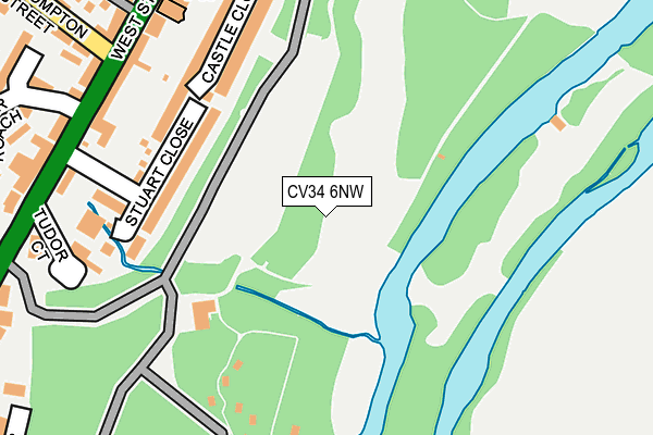 CV34 6NW map - OS OpenMap – Local (Ordnance Survey) CV34 6NW map - OS OpenMap – Local (Ordnance Survey)