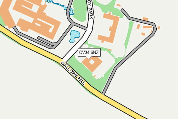 CV34 6NZ map - OS OpenMap – Local (Ordnance Survey) CV34 6NZ map - OS OpenMap – Local (Ordnance Survey)