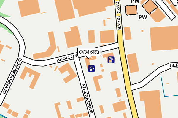 CV34 6RQ map - OS OpenMap – Local (Ordnance Survey) CV34 6RQ map - OS OpenMap – Local (Ordnance Survey)