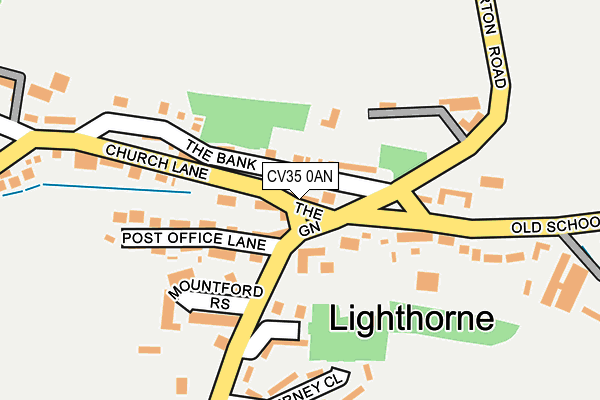 CV35 0AN map - OS OpenMap – Local (Ordnance Survey) CV35 0AN map - OS OpenMap – Local (Ordnance Survey)