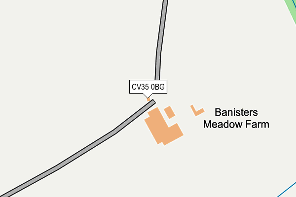 CV35 0BG map - OS OpenMap – Local (Ordnance Survey) CV35 0BG map - OS OpenMap – Local (Ordnance Survey)