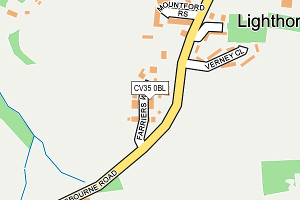 CV35 0BL map - OS OpenMap – Local (Ordnance Survey) CV35 0BL map - OS OpenMap – Local (Ordnance Survey)