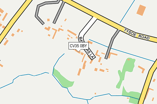 CV35 0BY map - OS OpenMap – Local (Ordnance Survey) CV35 0BY map - OS OpenMap – Local (Ordnance Survey)