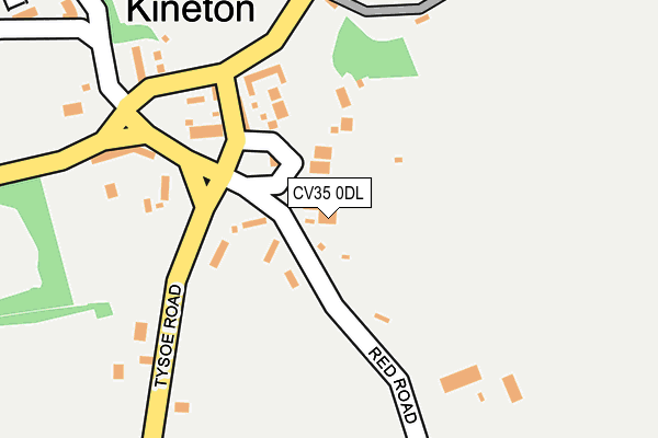 CV35 0DL map - OS OpenMap – Local (Ordnance Survey) CV35 0DL map - OS OpenMap – Local (Ordnance Survey)