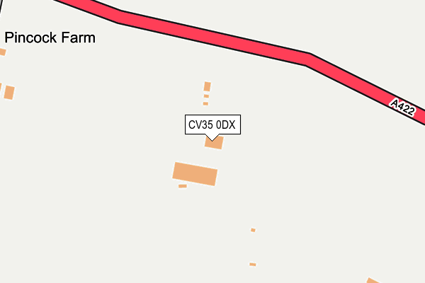 CV35 0DX map - OS OpenMap – Local (Ordnance Survey)