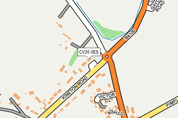 CV35 0ES map - OS OpenMap – Local (Ordnance Survey) CV35 0ES map - OS OpenMap – Local (Ordnance Survey)