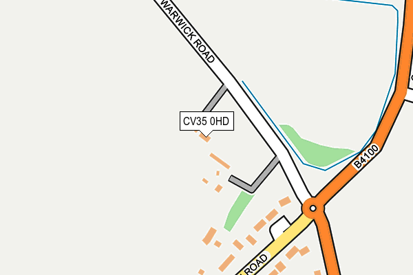 CV35 0HD map - OS OpenMap – Local (Ordnance Survey) CV35 0HD map - OS OpenMap – Local (Ordnance Survey)