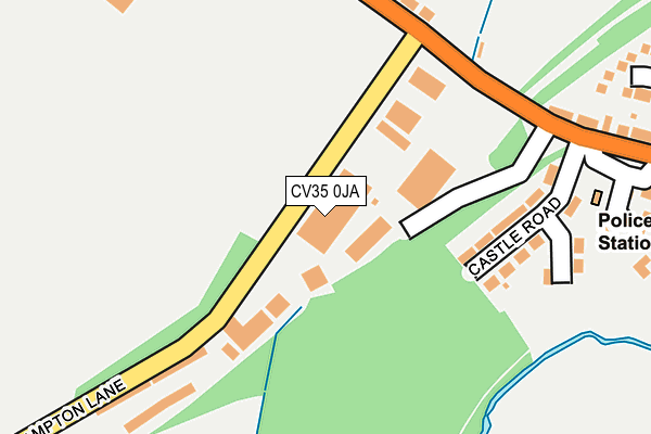 CV35 0JA map - OS OpenMap – Local (Ordnance Survey) CV35 0JA map - OS OpenMap – Local (Ordnance Survey)