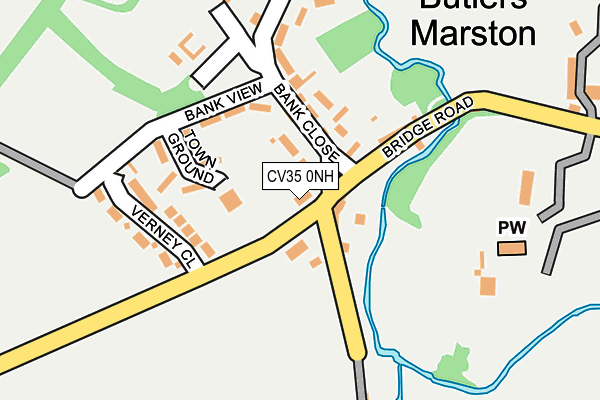CV35 0NH map - OS OpenMap – Local (Ordnance Survey) CV35 0NH map - OS OpenMap – Local (Ordnance Survey)