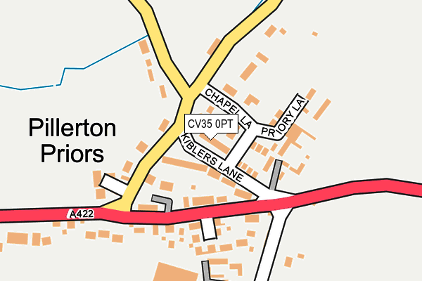CV35 0PT map - OS OpenMap – Local (Ordnance Survey) CV35 0PT map - OS OpenMap – Local (Ordnance Survey)