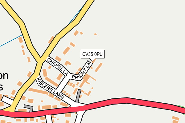 CV35 0PU map - OS OpenMap – Local (Ordnance Survey) CV35 0PU map - OS OpenMap – Local (Ordnance Survey)