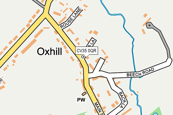 CV35 0QR map - OS OpenMap – Local (Ordnance Survey) CV35 0QR map - OS OpenMap – Local (Ordnance Survey)