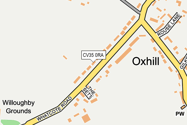 CV35 0RA map - OS OpenMap – Local (Ordnance Survey) CV35 0RA map - OS OpenMap – Local (Ordnance Survey)