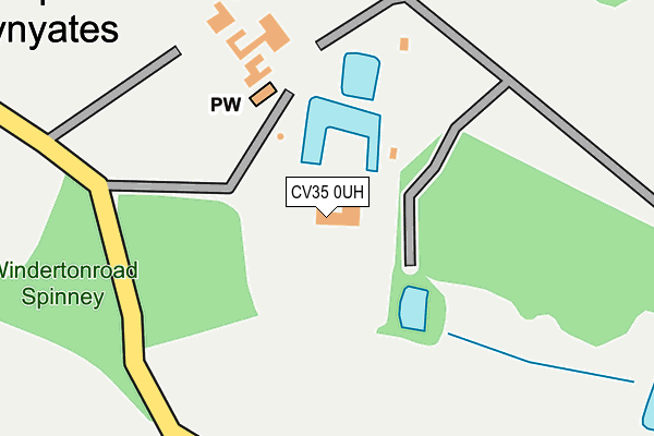 CV35 0UH map - OS OpenMap – Local (Ordnance Survey) CV35 0UH map - OS OpenMap – Local (Ordnance Survey)
