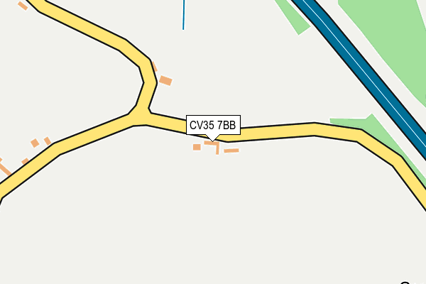 CV35 7BB map - OS OpenMap – Local (Ordnance Survey) CV35 7BB map - OS OpenMap – Local (Ordnance Survey)