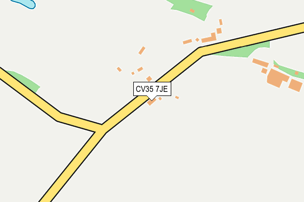 CV35 7JE map - OS OpenMap – Local (Ordnance Survey)