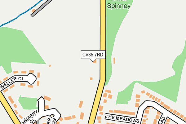 CV35 7RD map - OS OpenMap – Local (Ordnance Survey) CV35 7RD map - OS OpenMap – Local (Ordnance Survey)