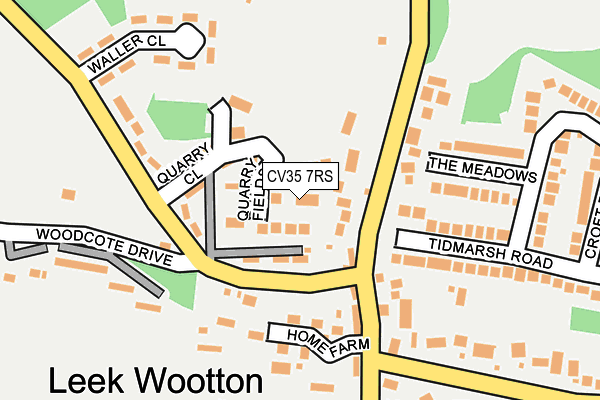 CV35 7RS map - OS OpenMap – Local (Ordnance Survey) CV35 7RS map - OS OpenMap – Local (Ordnance Survey)