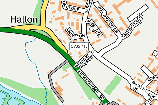 CV35 7TJ map - OS OpenMap – Local (Ordnance Survey) CV35 7TJ map - OS OpenMap – Local (Ordnance Survey)