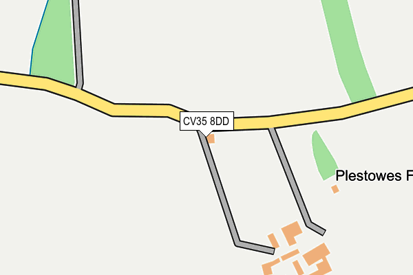 CV35 8DD map - OS OpenMap – Local (Ordnance Survey) CV35 8DD map - OS OpenMap – Local (Ordnance Survey)