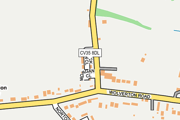 CV35 8DL map - OS OpenMap – Local (Ordnance Survey) CV35 8DL map - OS OpenMap – Local (Ordnance Survey)