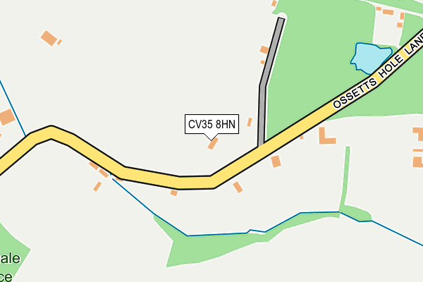 CV35 8HN map - OS OpenMap – Local (Ordnance Survey) CV35 8HN map - OS OpenMap – Local (Ordnance Survey)