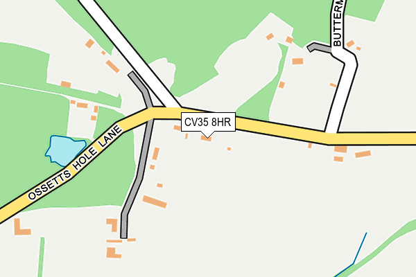 CV35 8HR map - OS OpenMap – Local (Ordnance Survey) CV35 8HR map - OS OpenMap – Local (Ordnance Survey)
